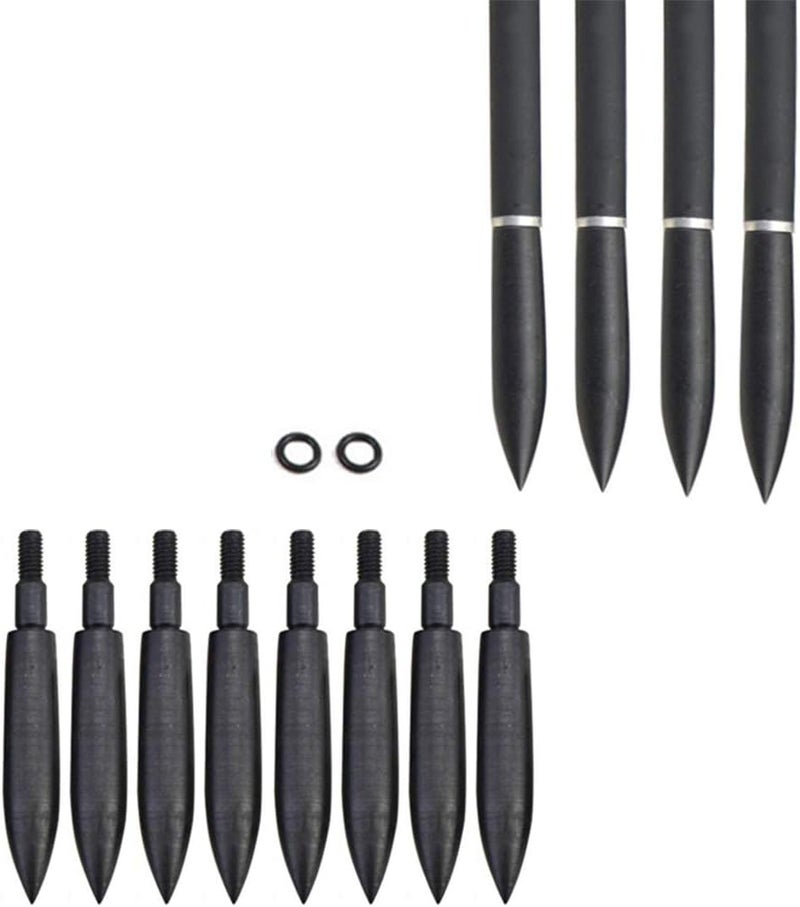 Linkboy Archery 12PCS Arrow Points Tips 75 90 100 125 150 200 250 300 350 Grain Broadheads Arrow Head Insert Hunting Archery Accessories Bows - Image 1